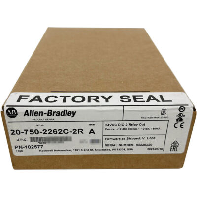 NEW AB 20-750-2262C-2R PowerFlex 750 24V DC IO Option Module