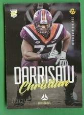 CHRISTIAN DARRISAW 2021 LUMINANCE FOOTBALL ROOKIE GOLD /299 VIKINGS VTECH