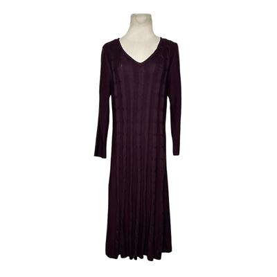 Nine West burgundy 3/4 sleeves cable knit midi dress size XL | eBay Nine West burgundy 3/4 sleeves cable knit midi dress size XL | eBay
