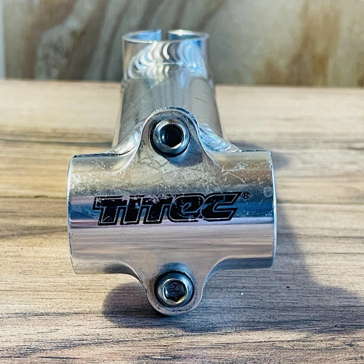 Vintage Titec stem 1 1/8 threadless 25.4 mm MTB 135mm 25° 2 bolt