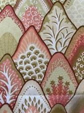 Cotton Polished Printed Fabric Robert Allen at Home Multi Colored Drapery