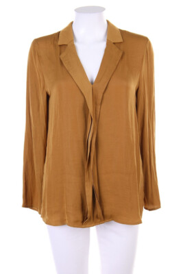 SISLEY Blouse Volants Frills XS light brown