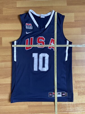 USA 2010 OLYMPICS BASKETBALL SHIRT JERSEY NIKE 409026-451 sz M #10