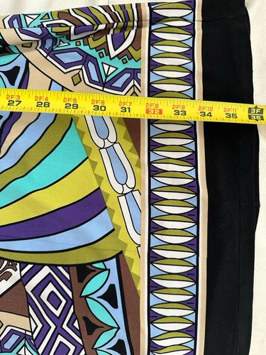 Women’s Muse Shift Dress Multicolor Size 10 Abstract 3/4 Sleeve Stretchy Lined - Picture 10 of 10