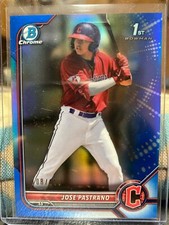 2022 Bowman Chrome 1st JOSE PASTRANO! Blue #'d/150! Mint! Cleveland! ⚾️ 