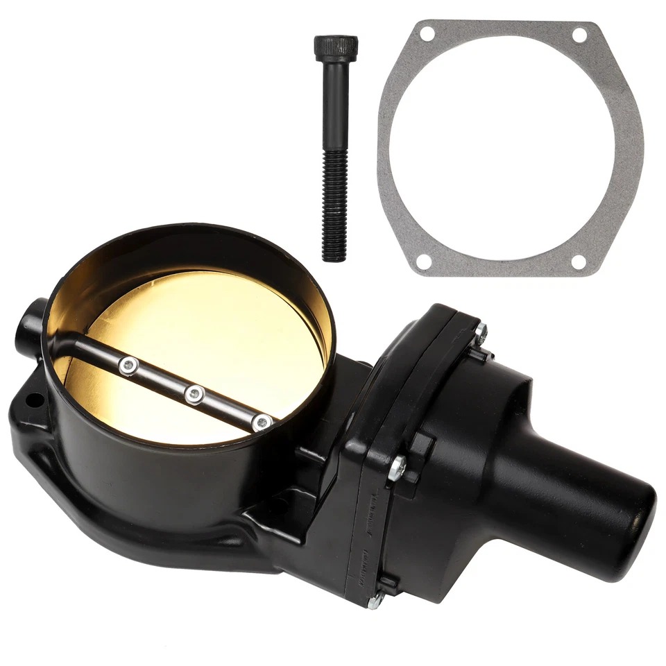 Cuerpo de acelerador electrónico 102 mm para Corvette Camaro LS2 LS3 LS6 LS7 LS9 LSX negro Foto 2 de 4