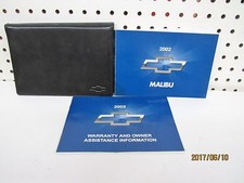 2002 Chevrolet Malibu Owners Manual Set Free Shipping 2002 Chevrolet Malibu Owners Manual Set Free Shipping