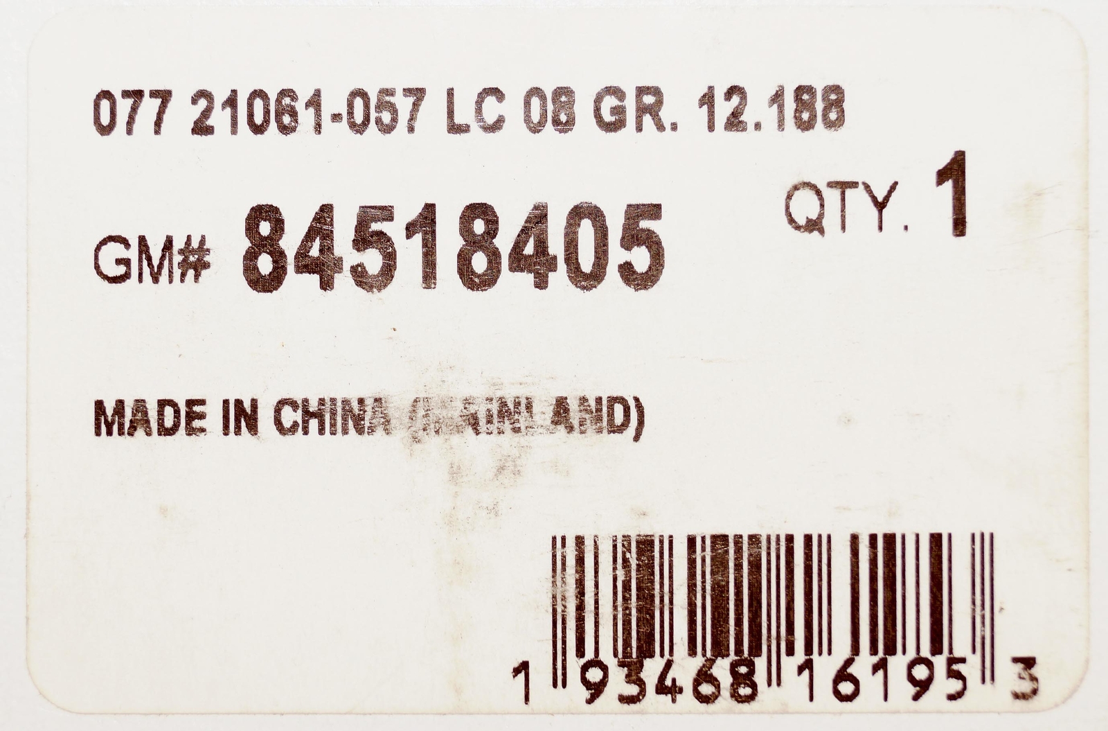 Genuine OEM 104086 ACDelco DOT 4 Brake & Clutch Fluid 16oz GM 19299570