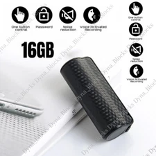 16/32GB Spy Digital Voice Activated Recorder Mini Hidden Audio Recording Device
