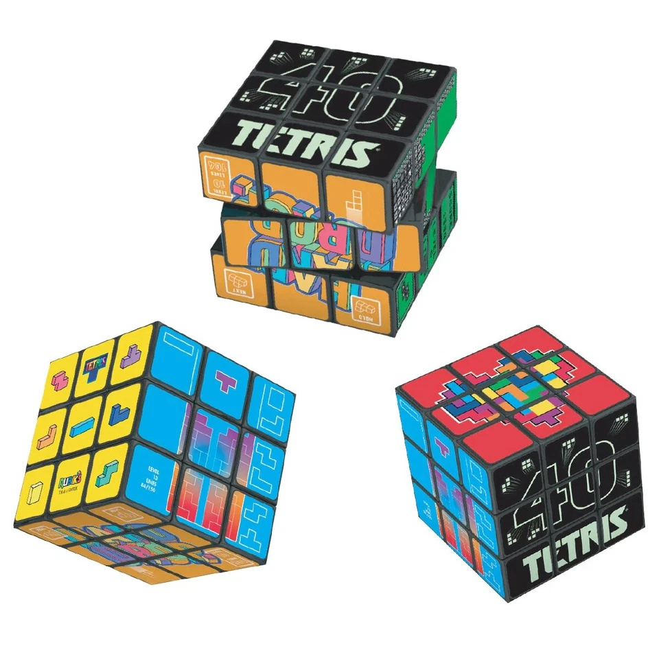 Cubo de Tetris x Rubik, 3" x 3" - Imagem 2 de 3