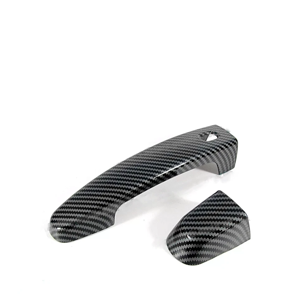 Carbon Fiber Cover Trim For 2016-2025 Chevrolet Malibu Side Smart Door Handle Foto 4 de 4