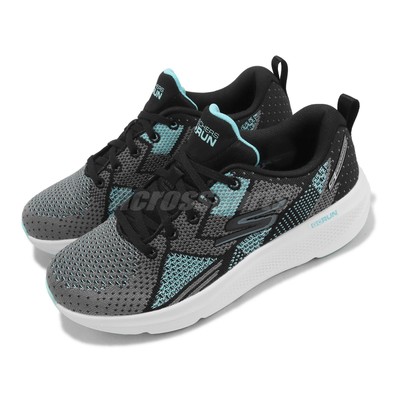 Skechers Go Run Elevate-Prizm Black Aqua Women Road Running Shoes