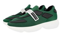Luxus Prada Cloudbust Sneaker Schuhe 1E293I Gruen Sport Knit Neu 37 37,5