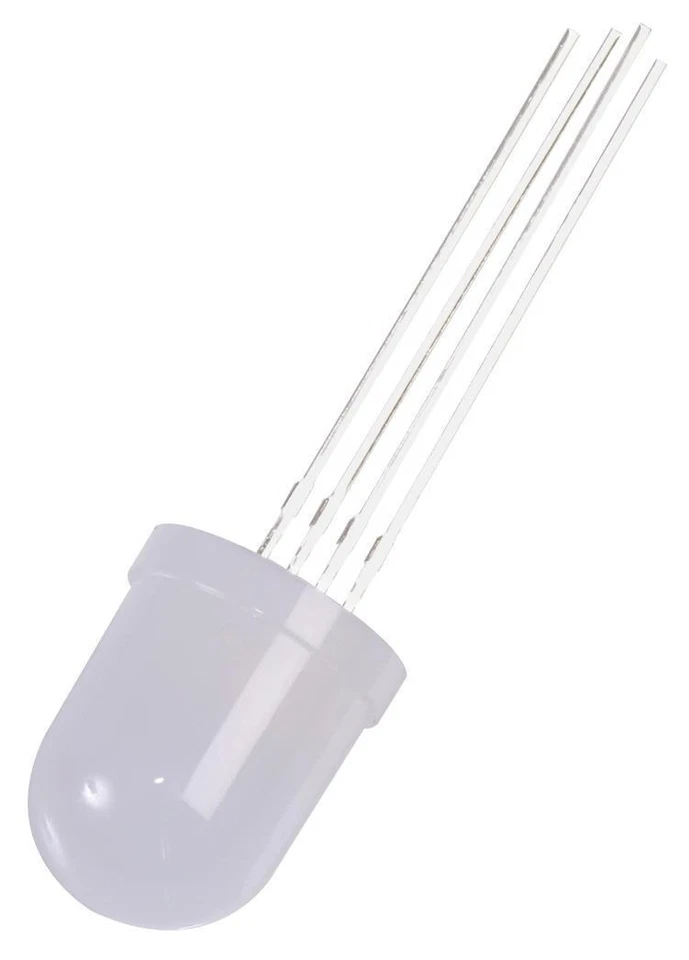 10mm RGB Common Cathode Diffused LEDs, 2.1V, 50mA, Pack of 20 - PSG91927 - Image 2 of 2
