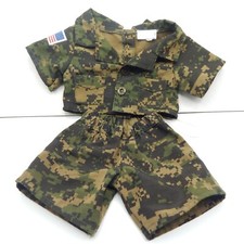 Build A Bear Military Army camouflage outfit    