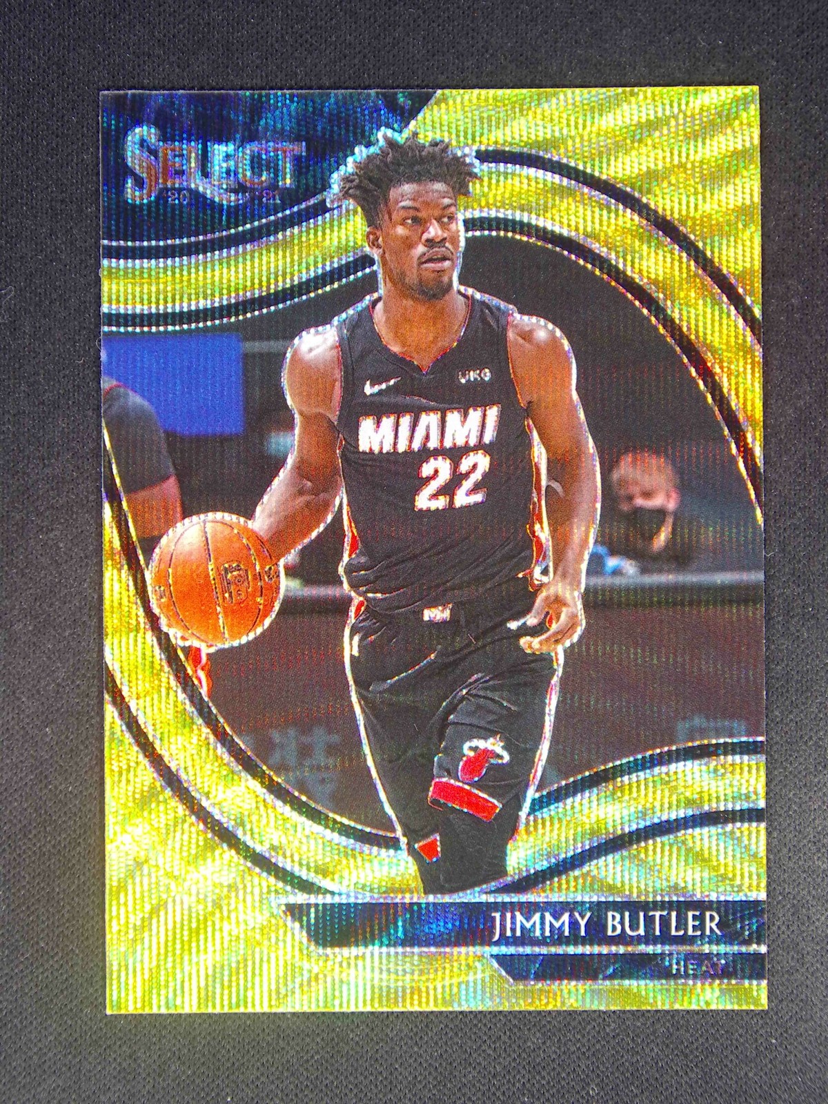 2020-21 Panini Select Jimmy Butler #257 Courtside Gold Wave