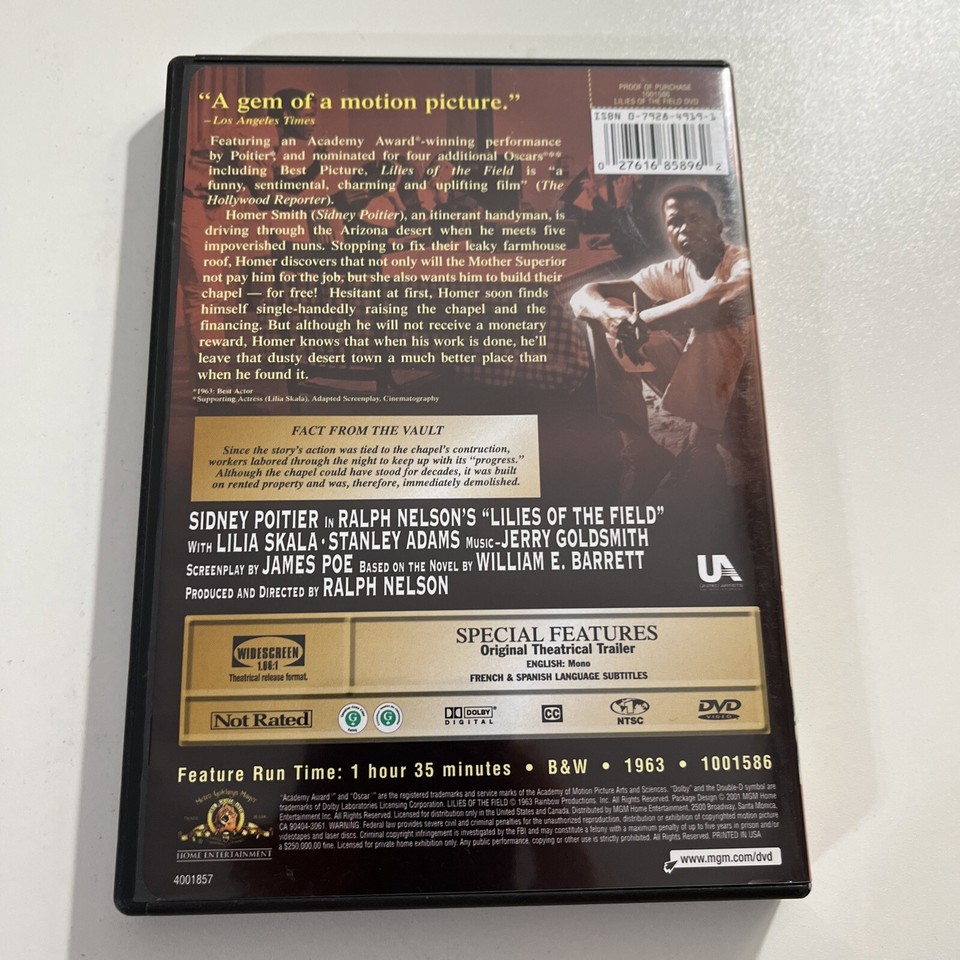 Lilies of the Field (Sidney Poitier, Lilia Skala) Widescreen DVD