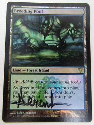 Breeding Pool - Dissension Foil Signed Lightly Played | eBay