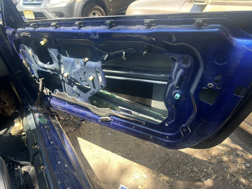 BMW 335i M3 2007-2013 cupé genuino pasajero derecho puerta exterior carcasa azul OEM Foto 4 de 4