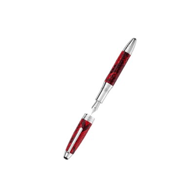 Montblanc Great Masters Exotic Leather Red Python Fountain Pen