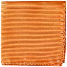 New men's polyester woven striped gold hankie pocket square formal wedding prom