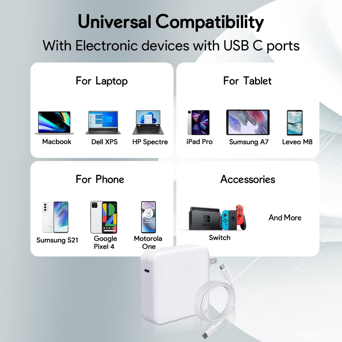 NEW 96W USB-C Type-C Power Adapter Charger For Macbook Pro 16
