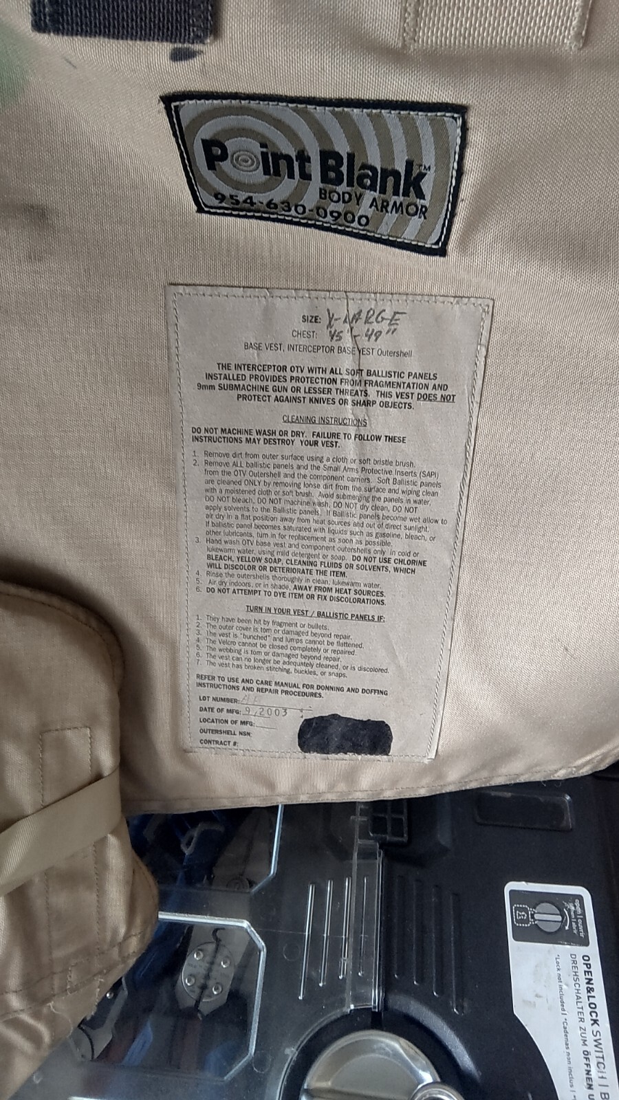 Bullet Proof Vest eBay