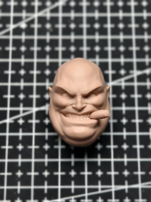 1/12 Unpainted Villain Kingpin Head Sculpt Fit 6'' Large ML Action