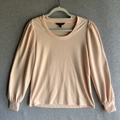 Womens Banana Republic Pink Long Sleeve Sweatshirt Size Small