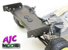 AJC Mods Upgrade Carbon Fiber Rear Wing Spoiler for Losi Mini-B 2.0 1/16 Buggy