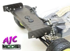 AJC Mods Upgrade Carbon Fiber Rear Wing Spoiler for Losi Mini-B 2.0 1/16 Buggy 