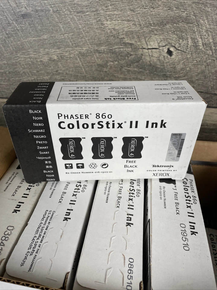 Phaser 860 ColorStix II Ink 3 Black Ink 🔆LOT OF 27🔆016-1902-01 Tektronix Xerox - Image 2 of 4