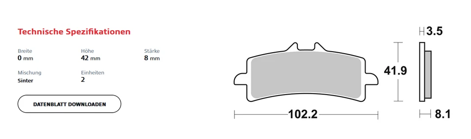 3x Brembo 07BB37SA, 07BB20SP Bremsbeläge KTM RC8 1190, 1290 Super Duke GT, R - Bild 3 von 4