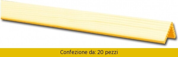 Paraspigolo Liscio Pino 28x28 grezzo / 57903 H.300 Pezzi 20 Magica S3000003300GR