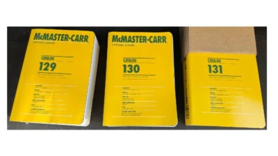 McMaster-Carr Catalogs 129, 130, and 131 Chicago Editions (all three as a set)