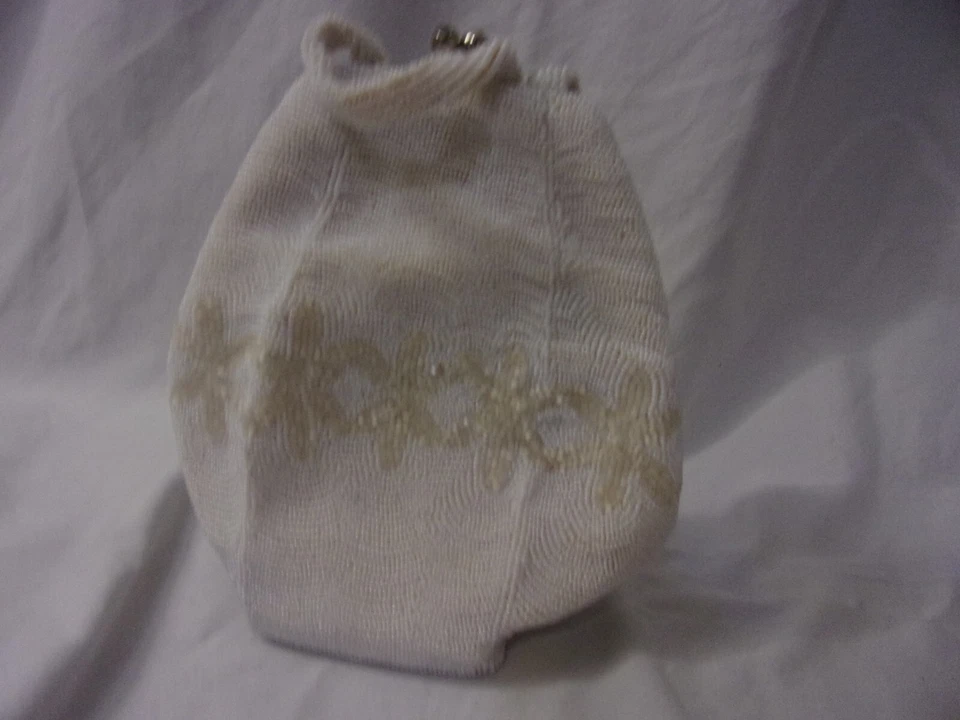 Bolso de Colección Walborg De Pinna Blanco Semilla Perla Caja Elegante Gran Novia Foto 4 de 4