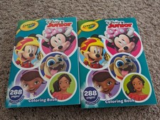 Crayola Disney Junior 288 Pages two coloring books