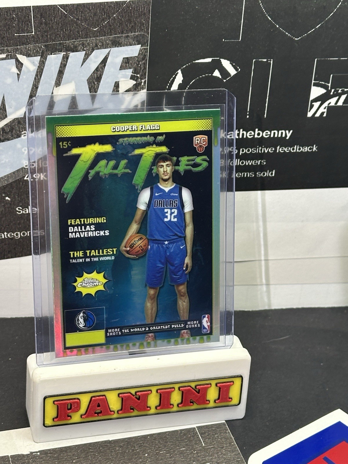 2025 Topps Chrome Cooper Flagg #tt-16 Tall Tales Silver Refractor 🔥 RC Mavs