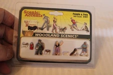 HO Scale Woodland Scenics, People & Pets, #A1827  BNOS