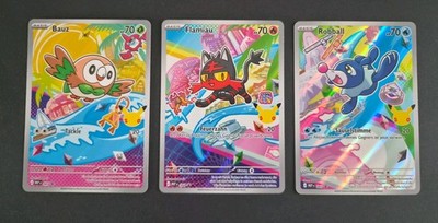Pokemon Alola Starter Set | Generation 7 | Erste Partner Kollektion | DE | NM