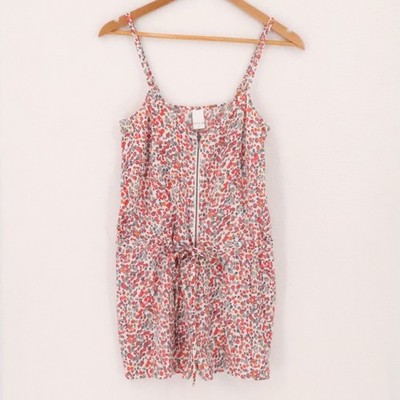 Vila Clothing Ditzy Floral Romper Womens Size XS Beachy Vacation Cami Layering