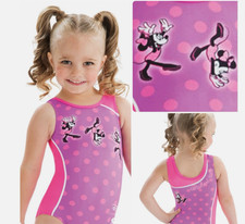 Dance Pre-Owned Leotard Gk Sports XS Child Pink Minnie Disney Gymnastics
