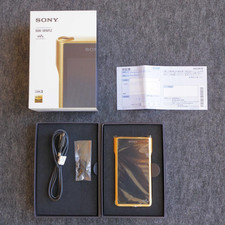 Sony Walkman NW-WM1Z Gold Hi-Res Audio Player 256GB Excellent w/Box