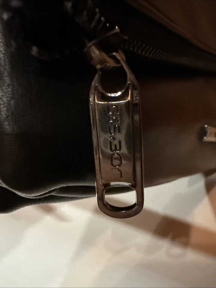 Joe’s Jeans Josie Bandolera Bolso de Hombro Cartera Negro Vegano Pequeño Asimétrico Foto 4 de 4