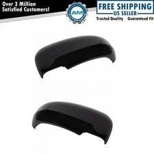 Exterior Mirror Cap Cover Set Black LH RH Sides for 10-15 Toyota Prius