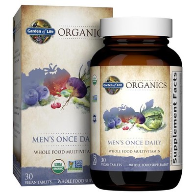 Garden of Life Once Daily Whole Food 30 Count (Pack 1), No Color 
