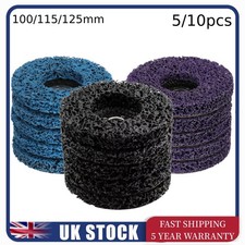 5/10Pcs Poly Strip Disc Abrasive Wheel Paint Rust Removal For Angle Grinder