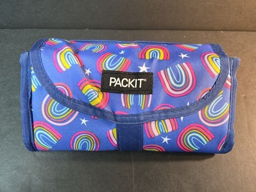 PACKIT Freezable Baby Bottle Cooler Bag Rainbow Stars Insulated Lunch Snack