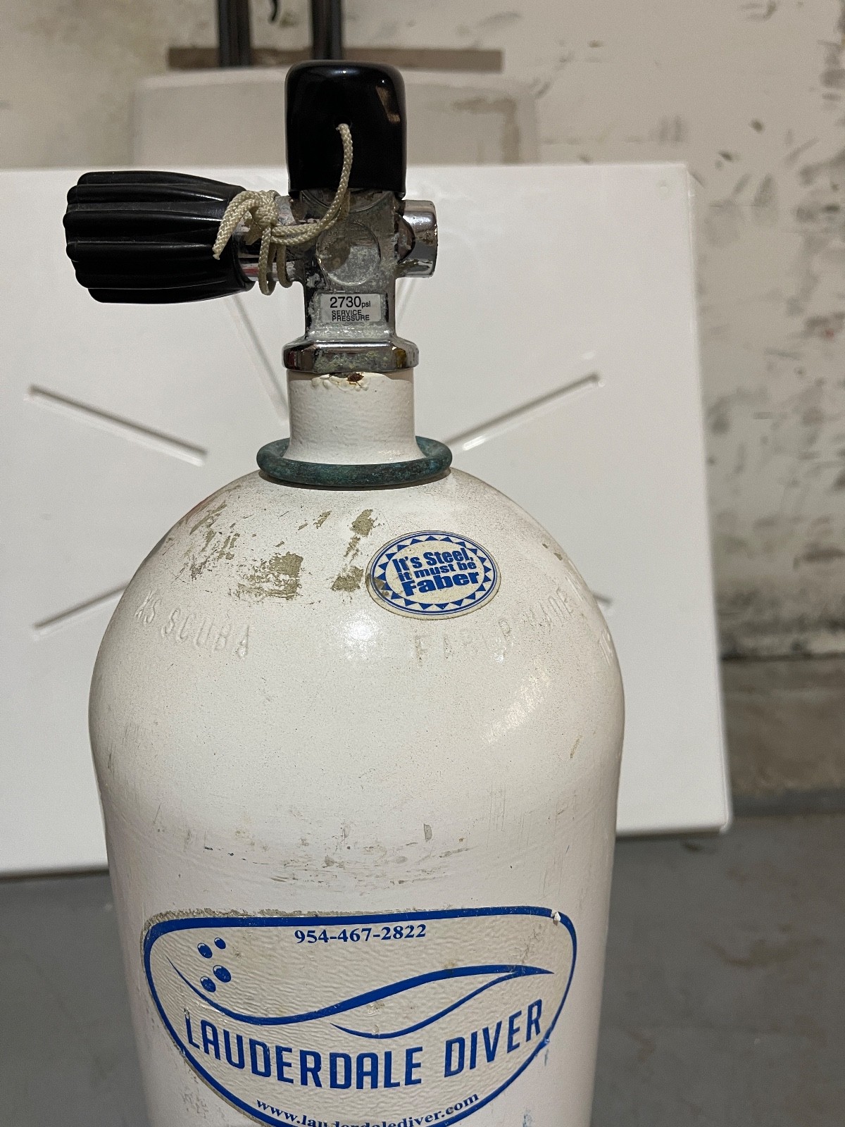 XS Scuba Faber  Steel Tank (Last hydro 11/14)