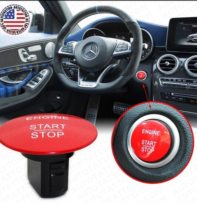 #ad OEM Mercedes Benz Push to Start Button Keyless Go Engine Start Stop $15.50